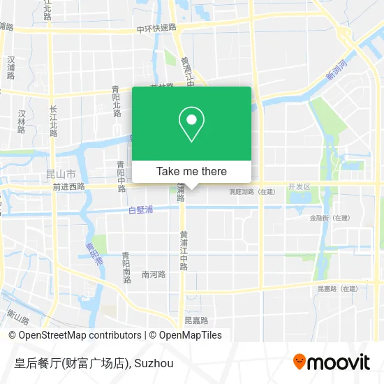 皇后餐厅(财富广场店) map