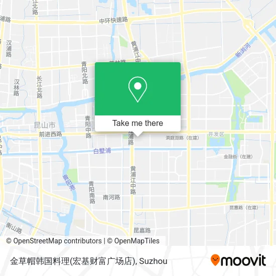 金草帽韩国料理(宏基财富广场店) map