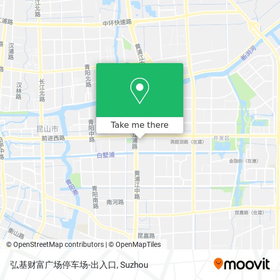 弘基财富广场停车场-出入口 map