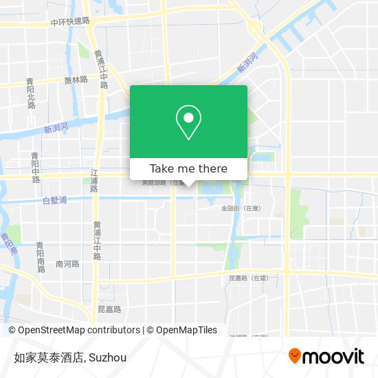 如家莫泰酒店 map