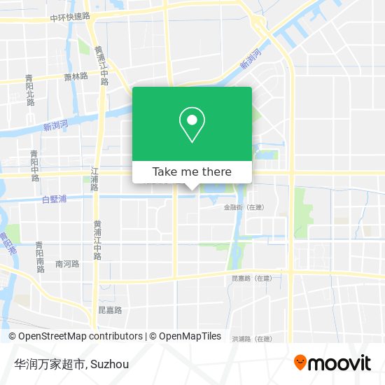 华润万家超市 map