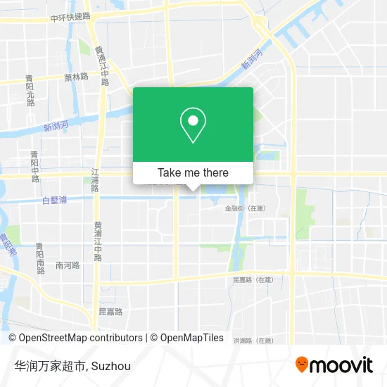 华润万家超市 map