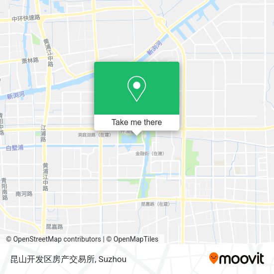 昆山开发区房产交易所 map