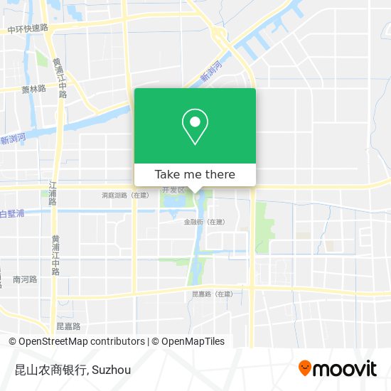 昆山农商银行 map