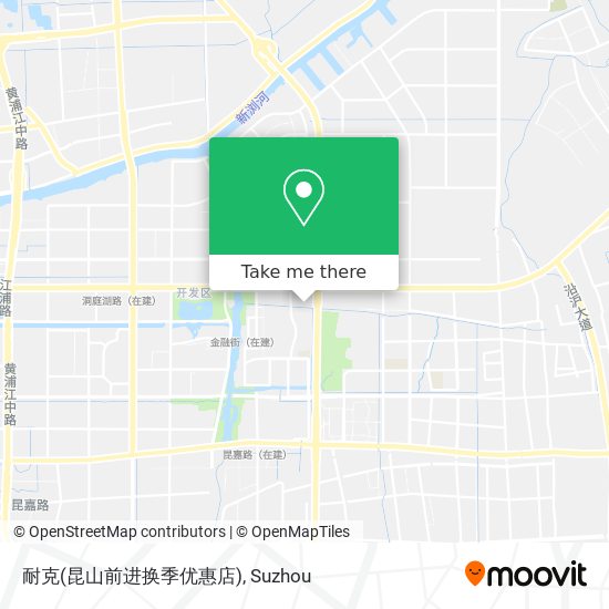 耐克(昆山前进换季优惠店) map