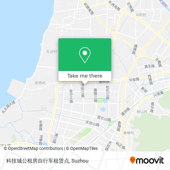 科技城公租房自行车租赁点 map