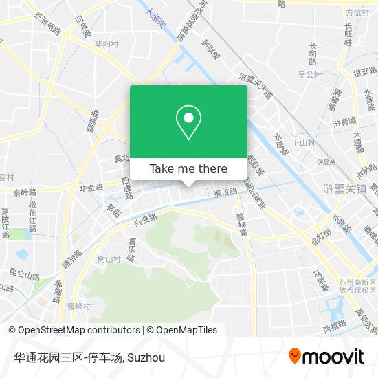 华通花园三区-停车场 map
