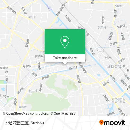 华通花园三区 map