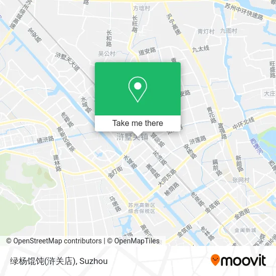 绿杨馄饨(浒关店) map
