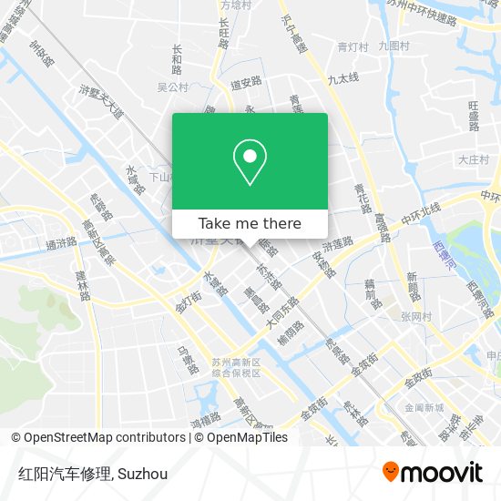 红阳汽车修理 map