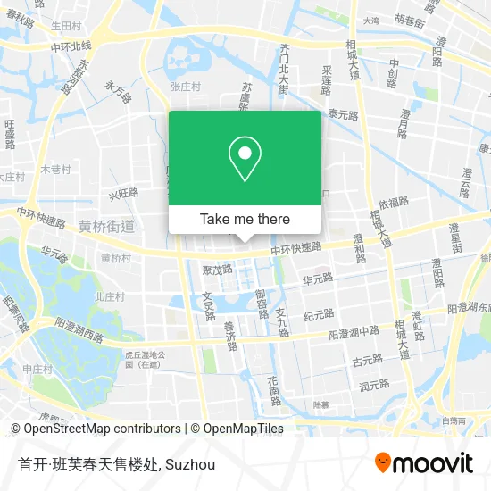 首开·班芙春天售楼处 map