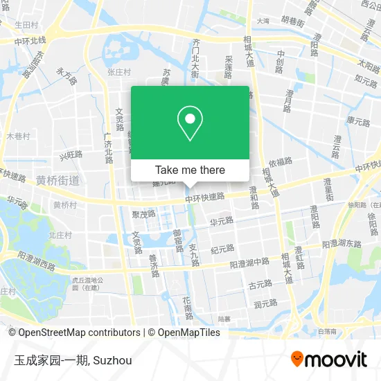 玉成家园-一期 map