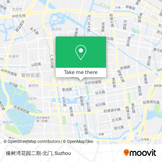橡树湾花园二期-北门 map
