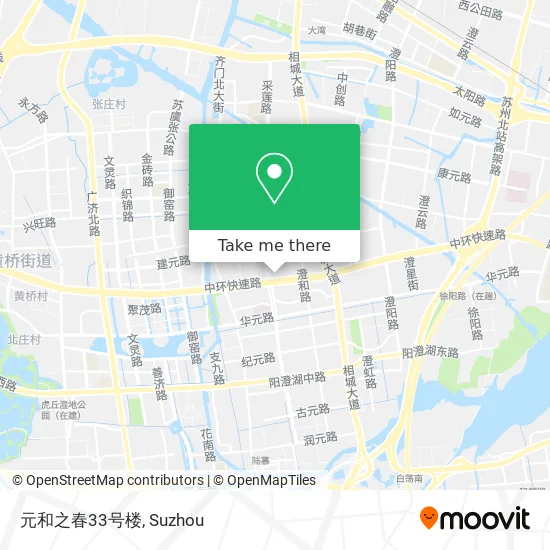 元和之春33号楼 map