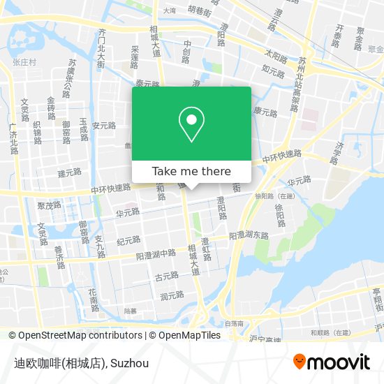 迪欧咖啡(相城店) map