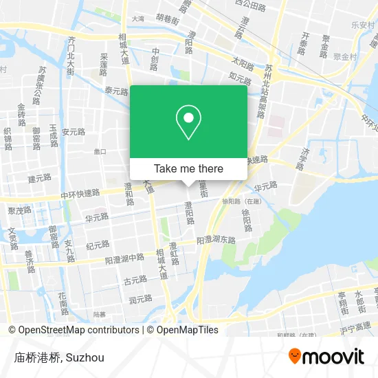 庙桥港桥 map
