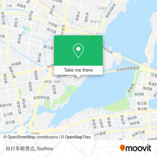 自行车租赁点 map