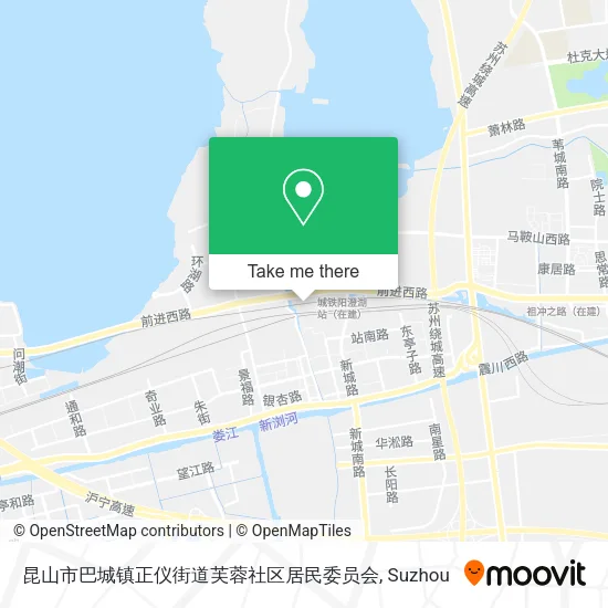 昆山市巴城镇正仪街道芙蓉社区居民委员会 map