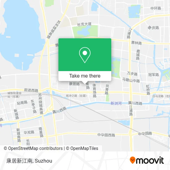 康居新江南 map