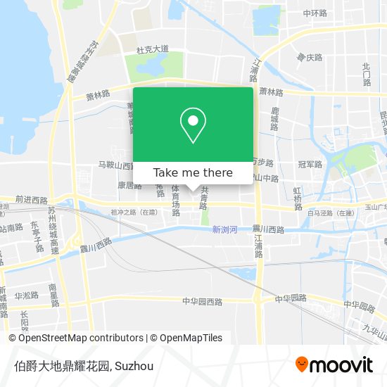 伯爵大地鼎耀花园 map