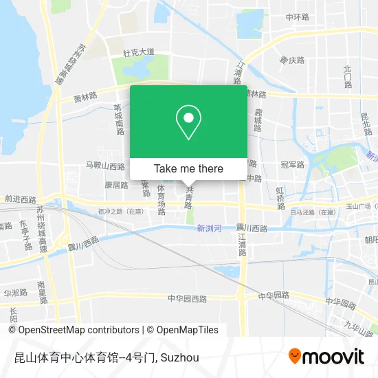 昆山体育中心体育馆--4号门 map