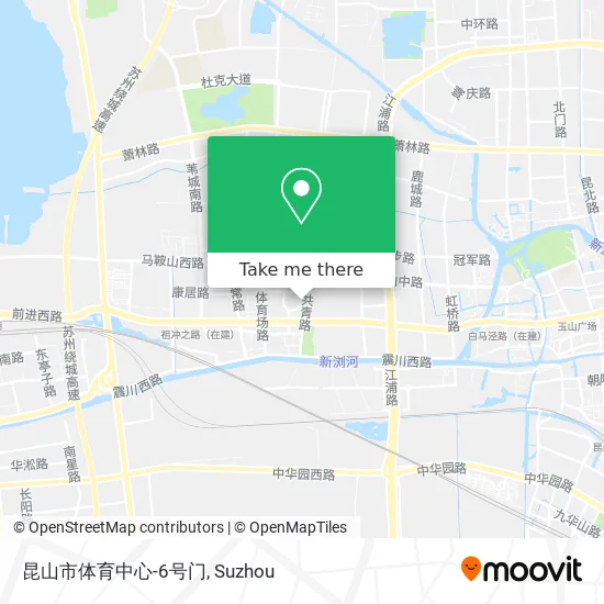 昆山市体育中心-6号门 map