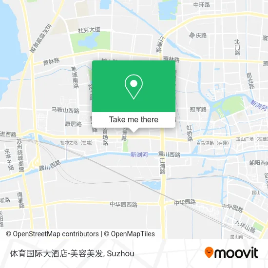 体育国际大酒店-美容美发 map