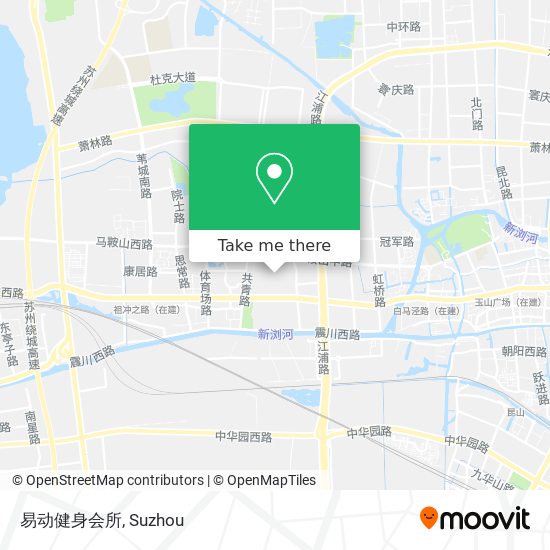 易动健身会所 map