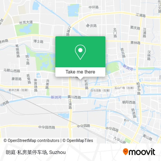 朗庭·私房菜停车场 map