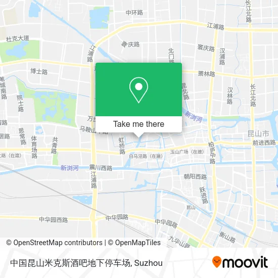 中国昆山米克斯酒吧地下停车场 map