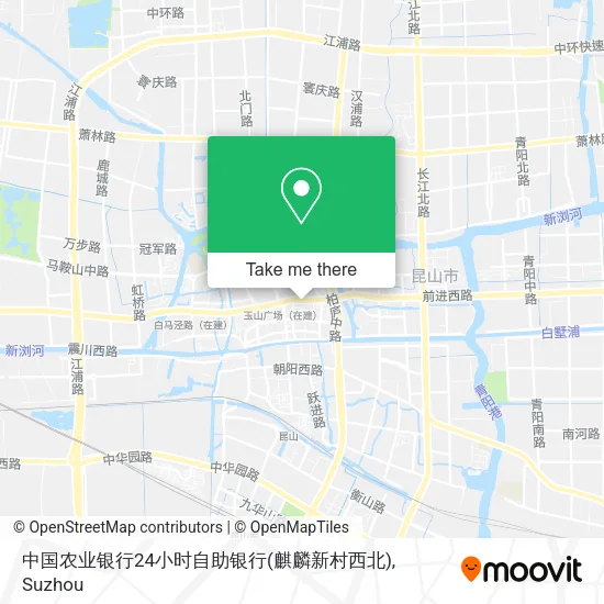 中国农业银行24小时自助银行(麒麟新村西北) map