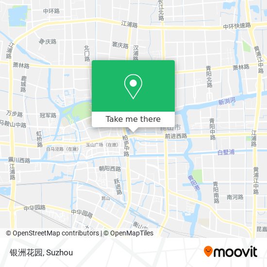 银洲花园 map