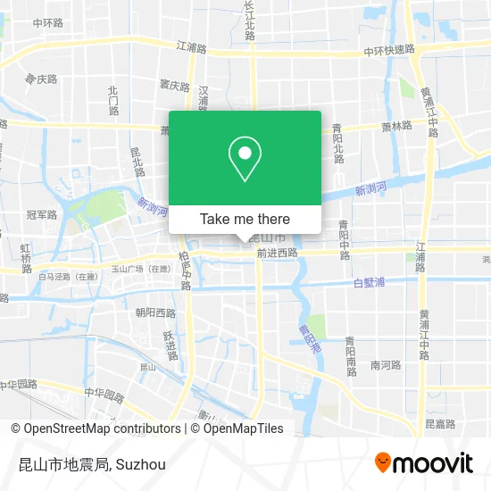 昆山市地震局 map