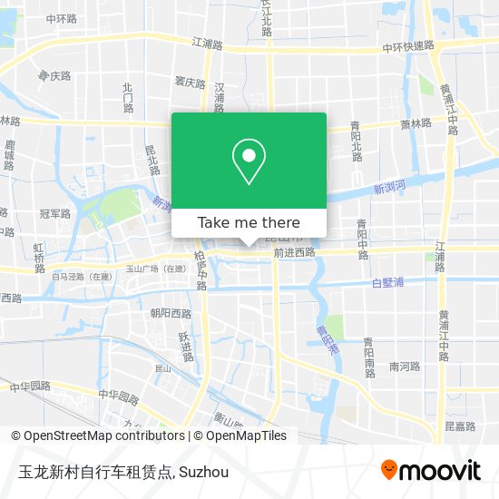 玉龙新村自行车租赁点 map