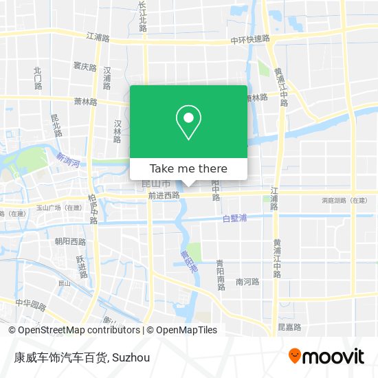 康威车饰汽车百货 map