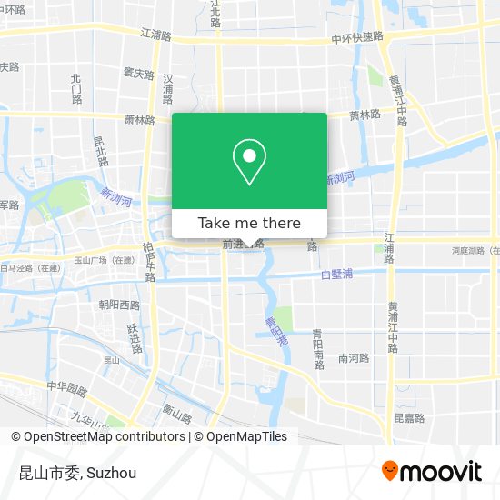 昆山市委 map