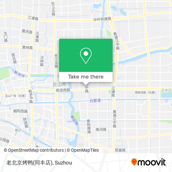 老北京烤鸭(同丰店) map