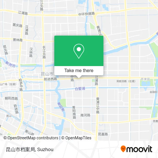 昆山市档案局 map
