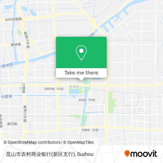 昆山市农村商业银行(新区支行) map