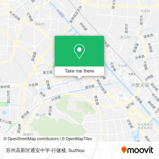 苏州高新区通安中学-行健楼 map