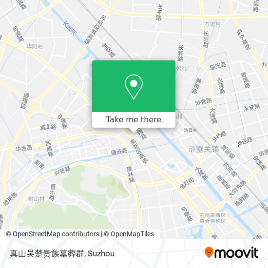 真山吴楚贵族墓葬群 map