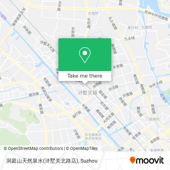 洞庭山天然泉水(浒墅关北路店) map