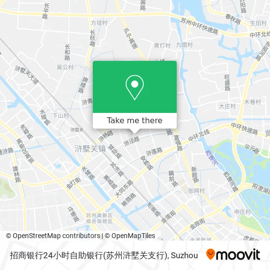 招商银行24小时自助银行(苏州浒墅关支行) map
