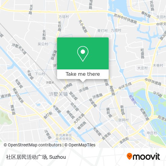 社区居民活动广场 map