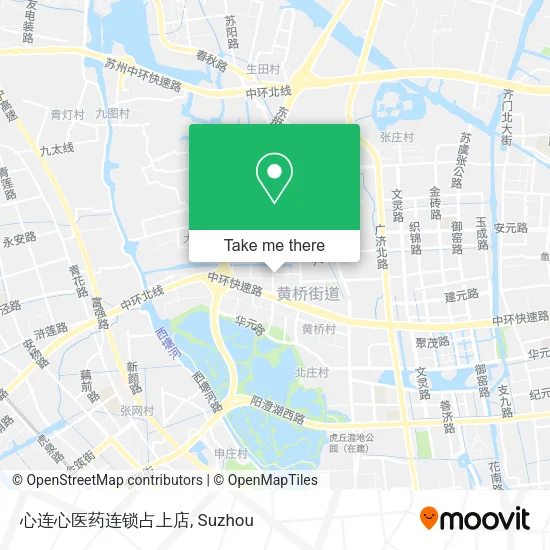 心连心医药连锁占上店 map
