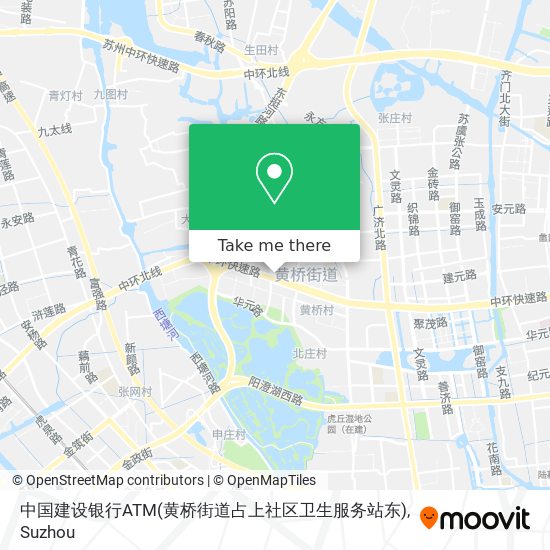 中国建设银行ATM(黄桥街道占上社区卫生服务站东) map