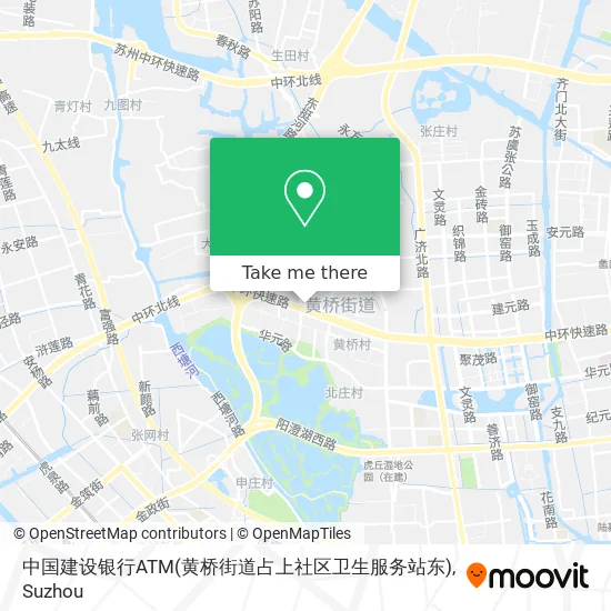 中国建设银行ATM(黄桥街道占上社区卫生服务站东) map