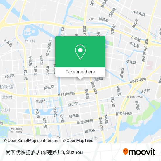 尚客优快捷酒店(采莲路店) map