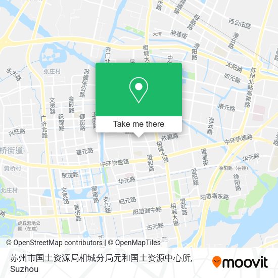 苏州市国土资源局相城分局元和国土资源中心所 map