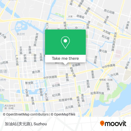 加油站(庆元路) map